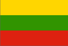 The flag of Lithuania.