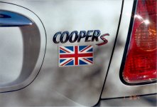 Our UK Reflective Auto Decal, Lovingly placed.