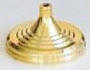 The tall gold plastic flag base for 1 4x6" desk flag from your smALL FLAGs store.